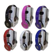 Fone De Ouvido Estéreo Headphone Dobrável Com Fio Celular Pc fone m - Preto - Visão 5