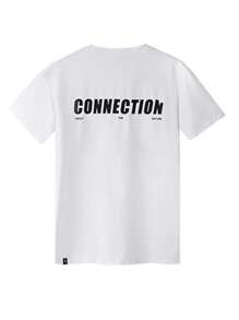 CAMEL CROWN Camiseta de cuello redondo para mujer, top deportivo casual de manga corta de secado rápido para pareja, de corte holgado