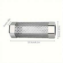 1pc Stainless Steel Hexagonal Barbecue Chimney, Outdoor Grill Accessory, No Electricity Required, Food-Contact Safe