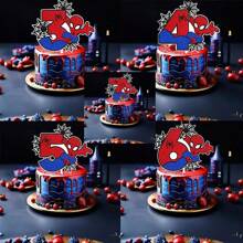 Disney 1pc Disney Spider-Man Birthday Cake Topper, Spider-Man Themed Birthday Party Cake Decoration