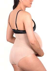 Panty faja maternal máximo soporte abdominal y lumbar transpirable cómoda suave y discreta para uso diario XCELLENCE - Beis - Ver 2