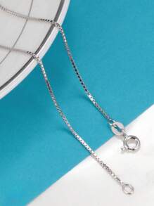 925 Sterling Silver Luxury Simple Pendant Necklace For Women, Gift For Christmas, Thanksgiving, Valentine's Day, Anniversary