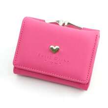 New Mini Short Women Wallets High Quality Coin Pocket Luxury Female Purses Card Holder Photo Holder Cute Wallet For Girls For Women Money Wallet Mini Wallet Purse Wallet Small Wallet