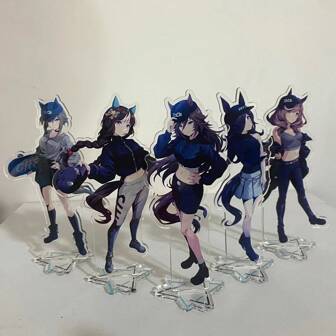 Game Anime Pretty Derby 15 Cm Acrylic Stand Figure Standing Model Multiple Theme Series Desktop Decoration Gift
