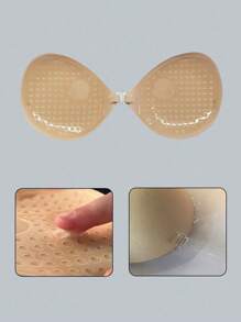 1pc Thick Invisible Adhesive Bra/Breast Lift Tapes, Suitable For Dresses, Enhances Cleavage, Lifts And Shapes Petite/Small Bust