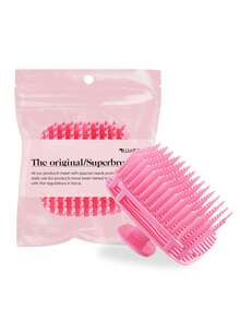 WANMEI 1 perie pătrată de păr, perie exfoliantă pentru scalp, perie de curățare a mătreții, masaj flexibil pentru scalp, potrivit pentru casă, birou, călătorii, animale de companie, cămine, înapoi la școală, curățitor și exfoliant pentru scalp din silicon pentru îndepărtarea mătreții și promovarea creșterii părului, utilizare umedă și uscată, perie de șampon unisex. - Multicolor - Vizualizare 16