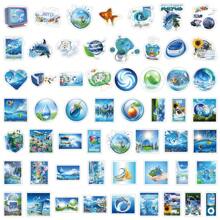 55 pièces Autocollants esthétiques Frutiger Aero Autocollants vintage 21e siècle Décor Frutiger Aero Autocollants années 2000 Décoration Autocollants vinyle imperméables pour bouteille d'eau, ordinateur, ordinateur portable, téléphone, bagage, cahier, réfrigérateur