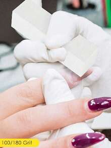 NailShine 7件套美甲工具套装 - 修甲套装：指甲锉、抛光块、抛光器、角质层推、美甲用品、美甲工具、美甲艺术工具、返校季、美甲、美甲贴片工具 - 彩色 - 查看 7