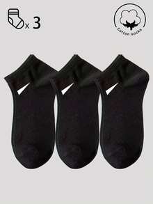 20/10/5/3/1 Pairs Men's Cotton Socks, Short Socks, Invisible Socks, Double-Line Anti-Slip Design, White, Black, Low-Cut, Ankle Socks, Moisture-Wicking, Soft & Breathable, Suitable For Business, Casual, Home, Sports, College Style, All Seasons, Random Color Delivery - Multicolor - View 48