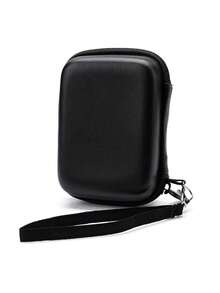1 chiếc bao đựng bảo vệ di động cho máy ảnh kỹ thuật số, phù hợp với máy ảnh AbergBest 20MP 2.7" LCD HD có thể sạc lại/Pixpro/Canon PowerShot ELPH 180/190/DSCW800/DSCW830, cần thiết cho du lịch - Chỉ bao bì sản phẩm. - trắng - Xem 5