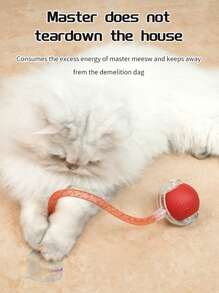 Gravity Automatic Rolling Ball, Smart Electric Pet Toy, USB Rechargeable, Interactive Cat Toy. Available In Multiple Colors. Suitable For Kittens, Helps Cats Release Stress & Boredom Through Moving Hunting Experience