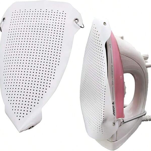Heat Resistant Iron Shoe Cover, High-Quality Polyester Iron Shoe Cover, Heat Resistant, Non-Stick Protect Iron, Durable Polyester Fabric, Suitable For Home And Garment Factory, Garment Care Tool | Shoe Cover | Polyester Material