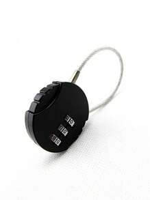 Wire Rope Password Lock Padlock, Luggage And Bicycle Password Lock Ball Password Lock Cartoon Password Padlock, Used For Outdoor Travel, Camping, Luggage - Stylish Wire Padlock, Suitable For Outdoor Activities, Travel Accessories, Necessary Luggage Accessories For Travel, Useful Items For Outdoor Accessories Travel Essentials Vacation Summer Holiday Back To School Mini Travel Products