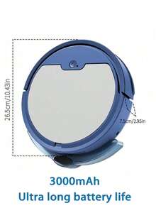 Smart Robot Vacuum Cleaner, 3-In-1 Sweep Vacuum Mop, APP Remote Control, 125ML Large Water Tank, Anti-Drop & Obstacle Avoidance, Multiple Cleaning Schedules, 3 Cleaning Modes, Automatic Household Floor Cleaner - Automatic Cleaning Type (multi-color) - View 5