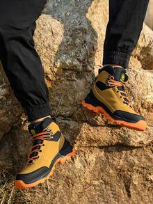 Dian Sen 1双男女通用钢头安全靴，高帮运动安全鞋，耐用工作靴，安全训练鞋