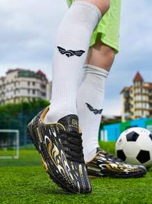 Tacos de fútbol/soccer para niños, con tachuelas para niños y niñas estudiantes, adecuados para canchas de césped artificial y natural