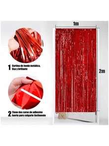 Party Backdrops - Red - View 3
