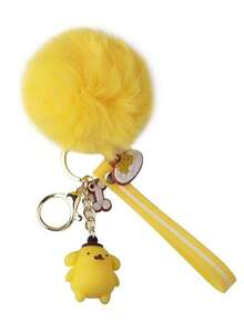 Sanrio حلقة مفاتيح مصنوعة من الحشو الناعم بشكل ساتيريو هيلو كيتي، حلقة مفاتيح جذابة، حلقة مفاتيح من سلسلة سيارات التصادم، حلقة مفاتيح من سلسلة طائرات كيوت، قلادة كورومي للحقيبة الظهر، تميمة دمية سينامورول للحقيبة، قلادة أنمي بوبوم بورين الأنيقة، هدية صغيرة كيوت، قلادة أنمي عصرية، مناسبة لمفاتيح السيارة وتميمات الحقائب المختلفة، هدية رائعة للعائلة والأصدقاء