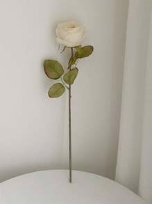 1/3pcs 19.7inch Long Stem Rose Artificial Flower, Burnt Rose, For DIY Flower Wall, Scene Layout, Living Room And Bedroom Vase Floral Art, Wedding, Party, Garden Decoration, Table Centerpiece, Home Decor,Room Decor,Bedroom Decor,Mother's Day Gifts, Birthday, Graduation Decoration, Back To School Season