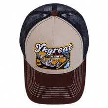 JZML 1pc Unisex Embroidered Car Truck Driver Cap