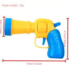 1pc Cat Doll New Style Interactive Cat Doll Gun With 10pcs Balls For Cats, Plush Doll Pet Supplies