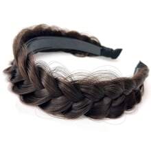 1pc Elegant Bohemian Style Woven Headband, Anti-Slip Teeth Design, Women Hair Accessory, Summer Hair Hoop Headbands Hairband