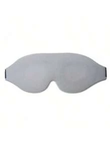 1pc Ultra Soft 3D Sleep Eye Mask, 100% Blackout, Smooth Sleep Mask, Sleep Aid Eye Mask, Travel Sleep Mask, Student Nap Mask - Ideal For Travel And Napping