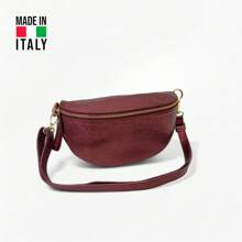 Marsupi da donna, in pelle metallizzata, borsa a vita in pelle, borsa con cerniera da donna, nuova borsa a tracolla, casual, piccola, borsa a spalla monocolore, semplice e versatile, pratica e personalità borsa a tracolla