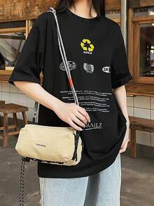 Lightweight Small Body Makeup Bag For Commuting, Mountain Climbing Details, Mesh Water Cup Bag That Can Accommodate Mobile Phones, Small Body Cosmetics, And Other Unisex Items - Multicolor - View 6