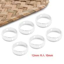 10 piezas de monturas de bisel chapadas en cobre de gran espesor (18K + Plata gruesa + Oro blanco) para hacer joyas DIY