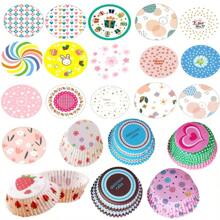 200 piezas de envases para cupcakes de colores surtidos - diseños variados para fiestas y días festivos, aptos para Halloween, Navidad, Pascua y Acción de Gracias