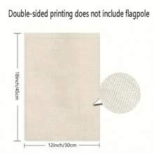 Doppelseitige wasserdichte Polyester Leuchtturm Gartenflagge - 12x18 Zoll Outdoor Willkommens Banner für Garten, Terrasse, Hafen, Küstendekoration - Keine Elektrizität benötigt