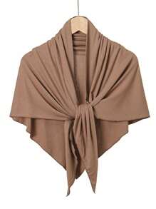 1 pièce Foulard triangulaire antidérapant et respirant pour femmes, bonnet de doublure de couleur unie décontracté, peut être utilisé comme bandeau de sport, confortable et frais pour un port quotidien