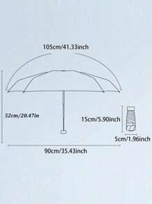 Small Folding Umbrella, Mini Pocket Waterproof Portable Travel Umbrella,Sun Umbrella Female Sunscreen UV Protection Sun And Rain Umbrella Two-In-One Mini Five-Fold Ultra-Light And Compact Portable,Mini Travel Umbrella, Small And Compact Portable Umbrella For Sunny And Rainy Days, Windproof Sunshade, 99% UV Protection, Suitable For Women And Men