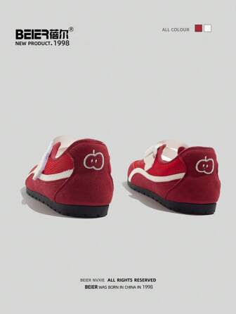 BEIER 1 双撞色学院风休闲运动鞋，仿皮带钩环，一脚蹬，适合户外穿着，春秋季