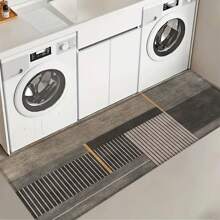 1pc Simple Color Kitchen Mat, Quick Drying Pad - Bathroom, Living Room, Hotel, Easy To Clean, Washable, Carpet, Kitchen Accessory