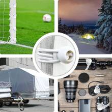 20 قطعة من الحبال البلاستيكية المرنة عالية المرونة لربط قطع الخيمة الخارجية ، حبال مطاطية لربط الحقائب والترامبولين