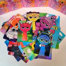 1PC-Rhythm Box Game Collectible Cards - 55 Unique Cards, Complete Sprunki Merchandise SetRhythm Box Game Collectible Cards - 55 Unique Cards, Complete Sprunki Merchandise Set(Random Cover) - Multicolor - View 3
