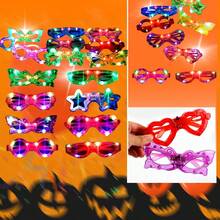 24-Piece Glasses Patriotic Glasses Party Gifts Carnival Neon Shutter Sunshade Hat Glowing Sunglasses Suitable For Glow-In-The-Night Parties, Weddings, Birthdays, Concerts And New Year Carnival!