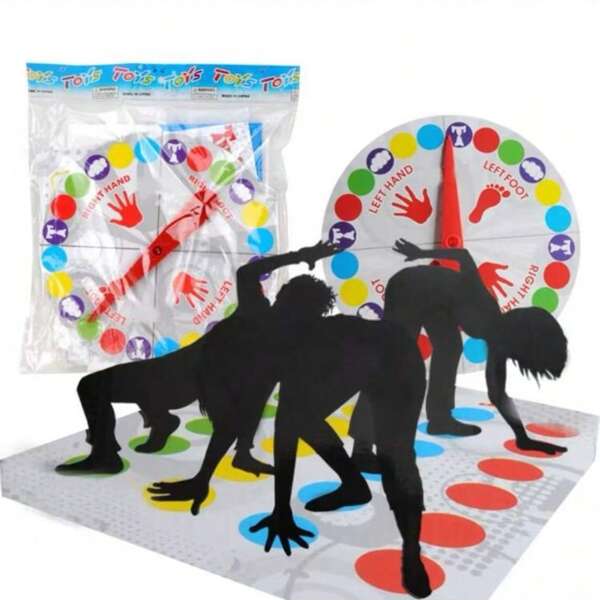 1 Stück Outdoor Brettspiel, verdrehbares Spielzeug für drinnen zum Verdrillen des Körpers für Teenager, interaktiv für Familien-, Freundes-Partys, Geschenk zu Halloween/Erntedank/Weihnachten, Spielzeuggeschenk