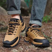 Nuevos zapatos de senderismo para hombres de moda, con suela de goma gruesa, zapatos deportivos para hombres, tenis cómodos y transpirables para caminar
