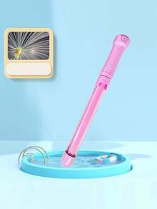 1 Pc Portable Pull-Out Water Gun, Outdoor Water Fight Toy, Hand-Held Pull-Out Water Firework Gun For Beach, Outdoor, Summer Gift For Friends - Multicolor - View 23