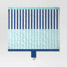 5'x6' Striped Beach Mat - Sun Squad™ Sun Squad™ 5' X 6' Striped Beach Mat - Lightweight & Sand-Resistant"  "5' X 6' Beach Mat Striped Design - Sun Squad™ Portable Outdoor Blanket"  "Sun Squad™ Striped Beach Mat - 5' X 6' Quick-Dry & Compact"  "Oversized 5' X 6' Beach Blanket - Sun Squad™ Striped Water-Resistant Mat"  "Sun Squad™ 5ft X 6ft Beach Mat - Striped Pattern For Sand & Grass"  "Extra Large Striped Beach Mat - Sun Squad™ 5' X 6' Foldable & Durable"  "Sun Squad™ 5' X 6' Outdoor Mat - Striped Beach & Picnic Blanket"  "Striped Beach Mat 5ft X 6ft - Sun Squad™ Lightweight & Easy-Clean" Brand (Sun Squad™)  Size (5' X 6')  Design (Striped)  Type (Beach Mat/Blanket)  Material Benefits (Sand-Resistant, Quick-Dry, Waterproof)  Portability (Foldable, Compact, Carry Strap)  Use Cases (Beach, Park, Outdoor) - Màu xanh lam - Xem 1