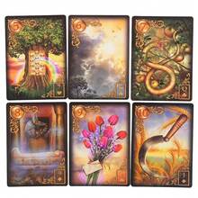 1 副镀金梦幻 Lenomond 神谕卡，用于预测未来，适合初学者和塔罗牌爱好者，派对游戏和活动的必备品，也是圣诞节/万圣节/感恩节礼物的理想选择 - 彩色 - 查看 2