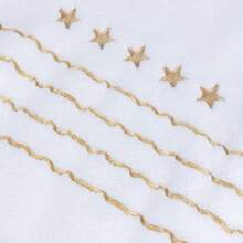 Set de 5 toallas de baño con borde dorado, toallas absorbentes y de secado rápido para uso en exteriores de 74*34cm, con diseño de bordado de 5 estrellas simple, adecuadas para vacaciones, campamento al aire libre, playa, fitness, natación, viajes, spa, apropiadas para Halloween, Navidad, Acción de Gracias, toallas de ducha para salón de belleza, hotel, deportes, artículos esenciales para el hogar