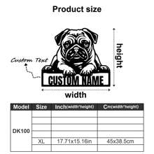 1 pieza Decoración de pared de arte de metal personalizable con salchicha dóberman con texto personalizado, silueta de perro con flores, cartel de metal para amantes de las mascotas, regalo personalizado para propietarios de perros, decoración colgante interior y exterior para amantes de los perros, regalos de Navidad, ornamentos, decoración del hogar, decoración de pared, decoración de habitación, decoración de la sala de estar, decoración de dormitorio, decoración de baño, decoración de cocina, decoración de la casa, regalos personalizados, regalos personalizados, decoración de jardín al aire libre