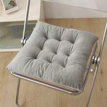 1pc Minimalist Office Seat Cushion, Double-Sided Plush Dining Chair Pad, Thick Meditation Cushion, Non-Slip Home & Dining Room Pad, Buttock Pad Chair Cushion Chair Pillow Cushions Office Chair Gaming Chair