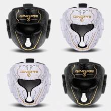 GINGPAI Professioneller Boxhelm, Erwachsene & Jugendliche, Unisex, für Kampfsportarten, Muay Thai, Taekwondo, Training