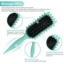 1 Pc Curl Defining Brush, Curl Brush, Curl Brush For Curly Hair, Curly Hair Brush For Combing And Shaping Men's And Women's Curls To Reduce Pulling And Curl Separation, Hair Brush, Comb, Hair Tools, Hair Products And Accessories For Barber Salon Beauty Travel Essentials,Back To School,Travel Holiday Essentials,Hair Accessories For Women - Multicolor - View 8