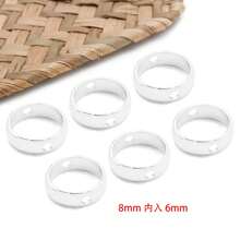 10 piezas de monturas de bisel chapadas en cobre de gran espesor (18K + Plata gruesa + Oro blanco) para hacer joyas DIY